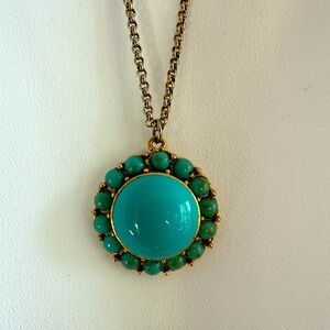 Yochi NYC Turquoise Pendant Necklace